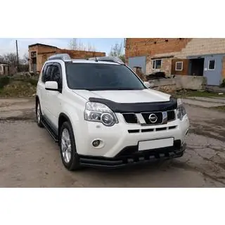 Front bull bar ST015 Black (stainless steel) photo 3