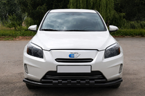 Toyota Rav 4 2006-2013 Front bull bar ST015 Black (stainless steel) photo 1