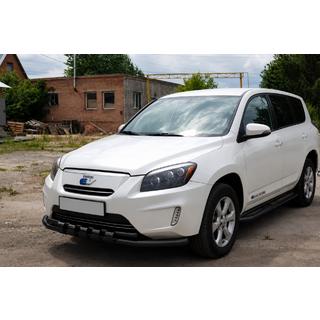Front bull bar ST015 Black (stainless steel) Toyota Rav 4 2006-2013 photo 3