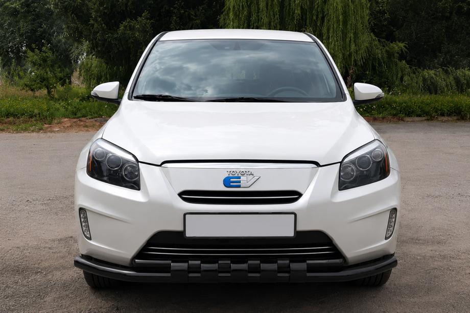 Toyota Rav 4 2006-2013 Front bull bar ST015 Black (stainless steel) Image