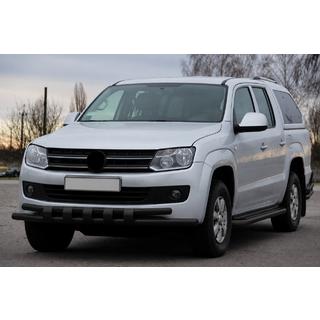 Front bull bar ST015 Black (stainless steel) photo 2