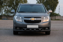 Chevrolet Orlando 2010-2018 Front bull bar ST015 Black (stainless steel) photo 2