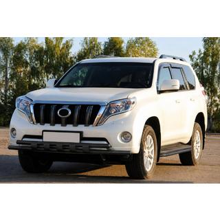 Front bull bar ST015 Black (stainless steel) Toyota Land Cruiser Prado 150 2009-2023 photo 2