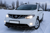Nissan Murano 2008-2014 Front bull bar ST015 Black (stainless steel) photo 3