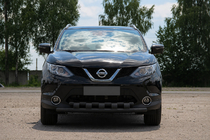 Nissan Qashqai 2007-2010 Front bull bar ST015 Black (stainless steel) photo 2