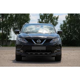 Front bull bar ST015 Black (stainless steel) Nissan Qashqai 2007-2010 photo 2