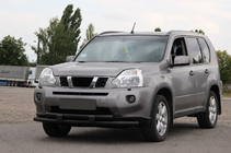 Nissan X-trail T31 2007-2014 Front bull bar ST015/2 Black (stainless steel) photo 2