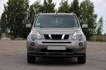 Nissan X-trail T31 2007-2014 Front bull bar ST015/2 Black (stainless steel) photo 3