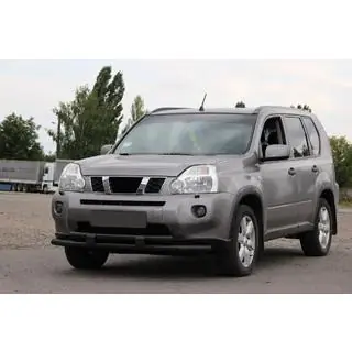 Front bull bar ST015/2 Black (stainless steel) photo 2