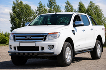 Ford Ranger 2011–2022 Front bull bar ST016 Black (stainless steel) photo 2