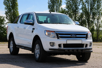 Ford Ranger 2011–2022 Front bull bar ST016 Black (stainless steel) photo 3