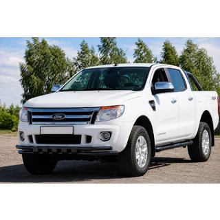 Front bull bar ST016 Black (stainless steel) photo 2