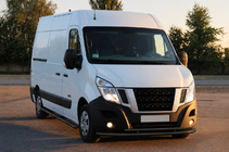 Renault Master 2011-2023 Front bull bar ST016 Black (stainless steel) photo 1