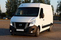Renault Master 2011-2023 Front bull bar ST016 Black (stainless steel) photo 3
