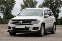 Volkswagen Tiguan 2007-2016 Front bull bar ST016 Black (stainless steel) photo 3