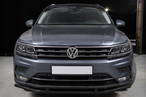 Volkswagen Tiguan 2016-2023 Front bull bar ST016 Black (stainless steel) photo 2