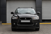 Mitsubishi ASX 2010-2023 Bull bar ST017 Black (stainless steel) photo 1