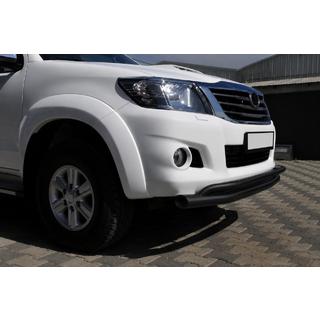 Bull bar ST017 Black (stainless steel) Toyota Hilux 2006-2015 photo 3