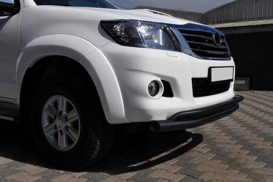 Toyota Hilux 2006-2015 Bull bar ST017 Black (stainless steel) Photo 3