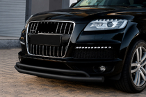 Audi Q7 2005-2015 Bull bar ST017 Black (stainless steel) photo 2