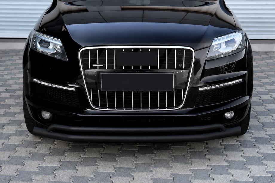 Audi Q7 2005-2015 Bull bar ST017 Black (stainless steel) Image
