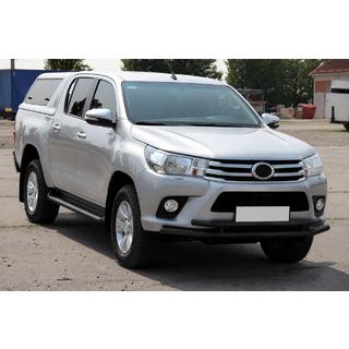 Front bull bar ST018 Black (stainless steel) Toyota Hilux 2015- photo 3