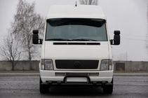 Volkswagen LT 1995-2006 Front bull bar ST020 Black (stainless steel) photo 1