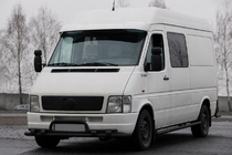 Volkswagen LT 1995-2006 Front bull bar ST020 Black (stainless steel) photo 2