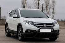 Honda CRV 2012-2016 Front bull bar WT003-ST-V1 Black (stainless steel) photo 2