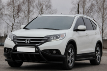 Honda CRV 2012-2016 Front bull bar WT003-ST-V1 Black (stainless steel) photo 3
