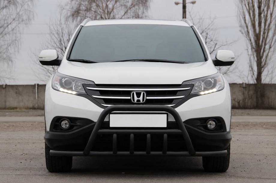 Honda CRV 2012-2016 Front bull bar WT003-ST-V1 Black (stainless steel) Image