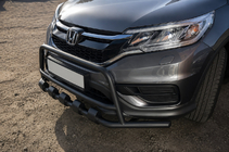 Honda CRV 2012-2016 Front bull bar WT003-ST-V2 Black (stainless steel) photo 2