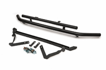 Volkswagen Caddy 2010-2015 Front double tube bull bar 60/48 mm Black (stainless steel) photo 2