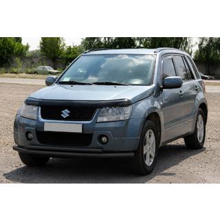 Front double bar 60/42mm Black (stainless steel) Suzuki Grand Vitara 2005-2017 photo 1