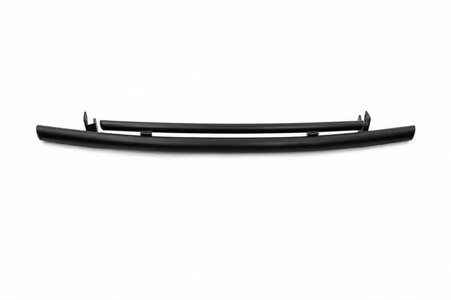 Volkswagen T6 2015-2024 Double front bull bar ST011 Black (stainless steel) Photo 2