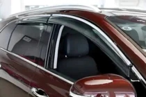Lexus LS 2007-2017 Window Deflectors with Chrome Trim Long (HIC, 4 pcs) photo 1