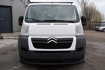 Fiat Ducato 2006-2025 Front nudge bar ST008 Black (stainless steel) photo 1