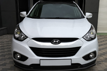 Hyundai IX-35 2010-2015 Front nudge bar ST008 Black (stainless steel) photo 1