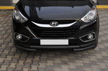 Hyundai IX-35 2010-2015 Front bar ST014-1 Black (stainless steel) photo 4