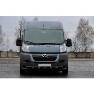 Front bull bar ST015 Black (stainless steel) photo 1