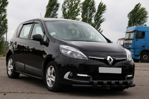 Renault Scenic/Grand 2009-2016 Front bull bar ST015 Black (stainless steel) photo 3