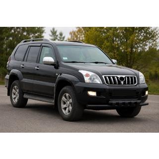 Front bull bar ST015 Black (stainless steel) Toyota Land Cruiser Prado 120 2002-2009 photo 2