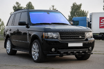 Range Rover III L322 2002-2012 Front bull bar ST015 Black (stainless steel) photo 3