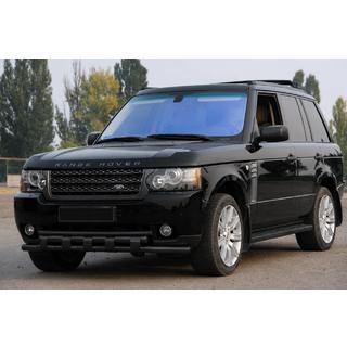 Front bull bar ST015 Black (stainless steel) Range Rover III L322 2002-2012 photo 1