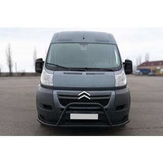 Front bull bar ST019 Black (stainless steel) photo 1