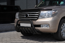 Toyota Land Cruiser 200 2007-2021 Front Bar WT002 Black (Stainless Steel) photo 3