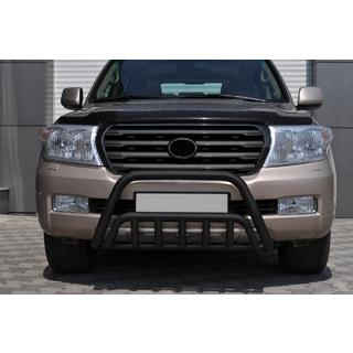 Front Bar WT002 Black (Stainless Steel) Toyota Land Cruiser 200 2007-2021 photo 1