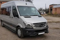 Mercedes Sprinter W906 2006–2018 Front lower bar MBSP.07.F3-04.6 Black (stainless steel) photo 2
