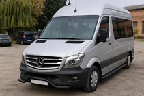 Mercedes Sprinter W906 2006–2018 Front lower bar MBSP.07.F3-04.6 Black (stainless steel) photo 1