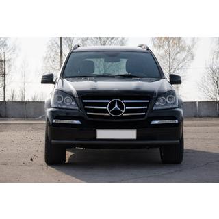 Front protection bar ST008 Black (stainless steel) photo 1
